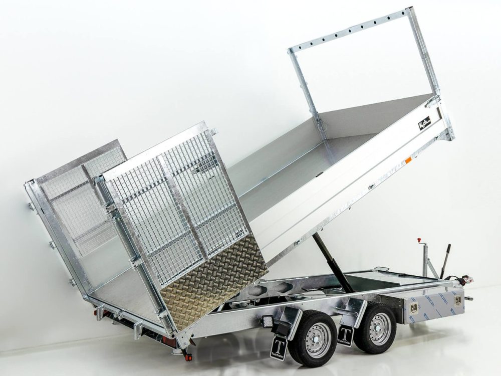 Twintrailer Multi-Heckkipper TT27-30 2,7t|183x309x40/120cm|Tandem-Neu