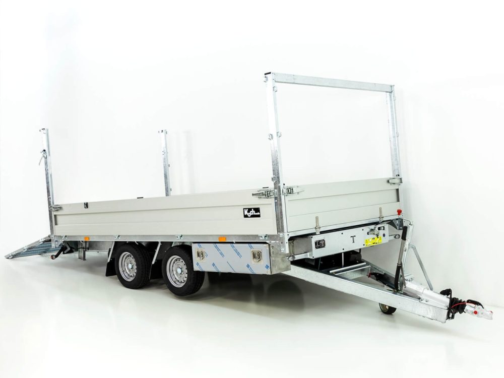 Twintrailer Multi-Heckkipper TT27-30 2,7t|183x309x40/120cm|Tandem-Neu – Bild 3
