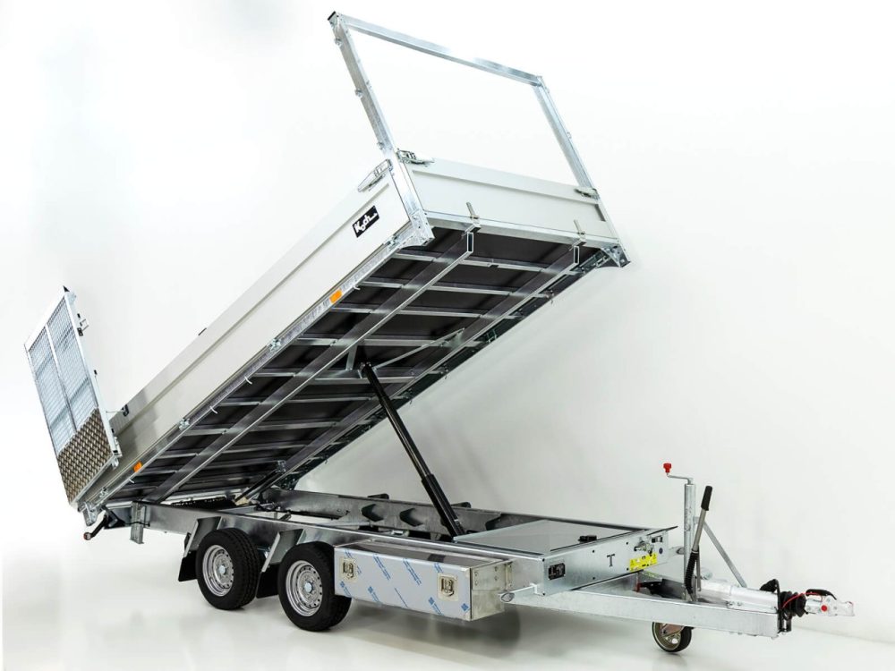 Twintrailer Multi-Heckkipper TT27-30 2,7t|183x309x40/120cm|Tandem-Neu – Bild 4