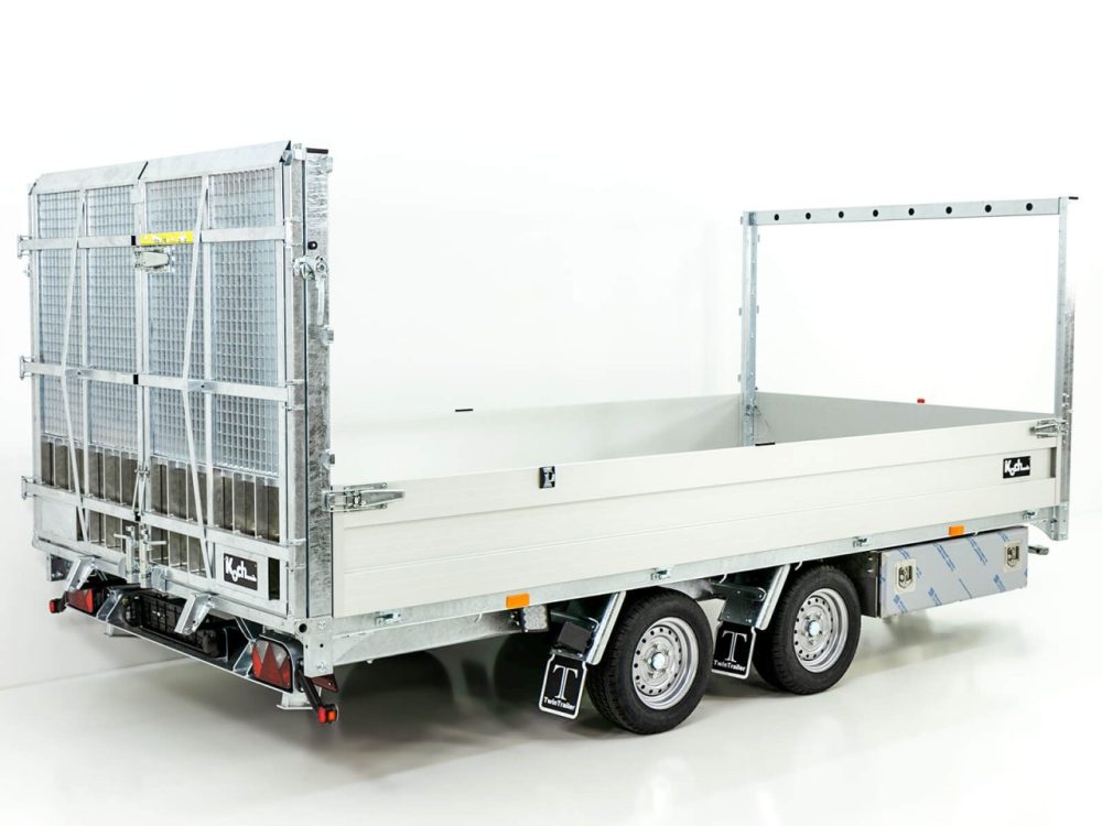 Twintrailer Multi-Heckkipper TT27-30 2,7t|183x309x40/120cm|Tandem-Neu – Bild 5