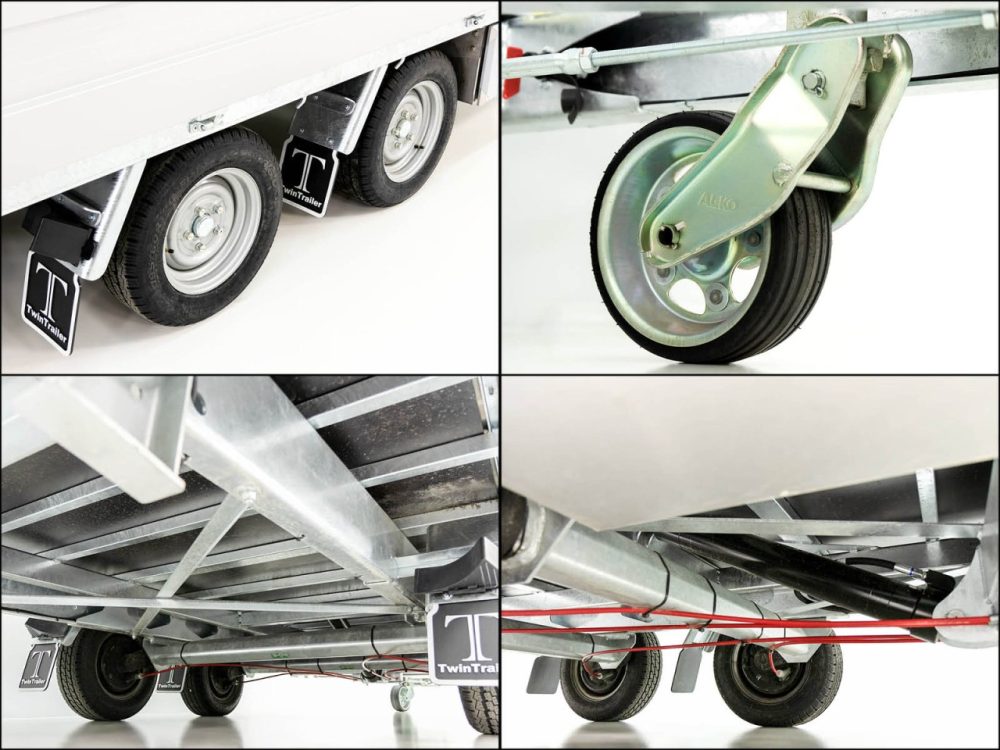 Twintrailer Multi-Heckkipper TT27-30 2,7t|183x309x40/120cm|Tandem-Neu – Bild 11