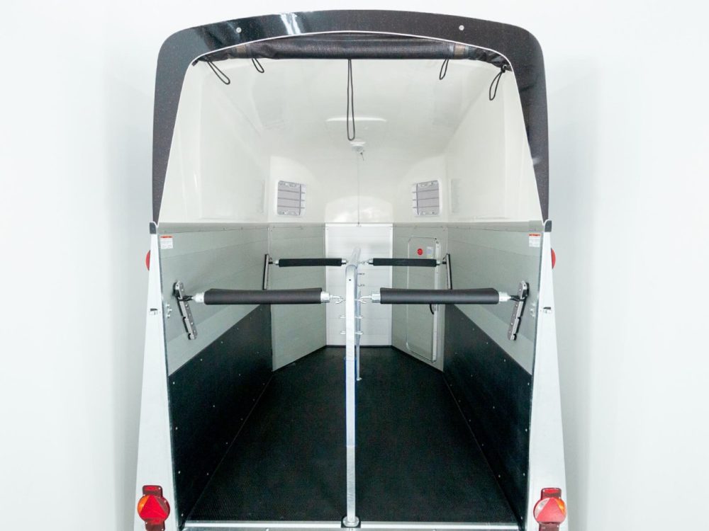 Humbaur Pferdeanhänger XANTHOS 2400|schwarz|Heckklappen/Türen Kombi-Neu – Bild 5