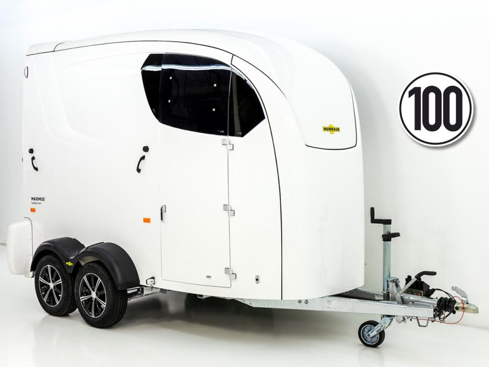 Humbaur Pferdeanhänger Maximus 2700 S|weiß|Sattelkammer|Schraubfederfahrwerk-Neu