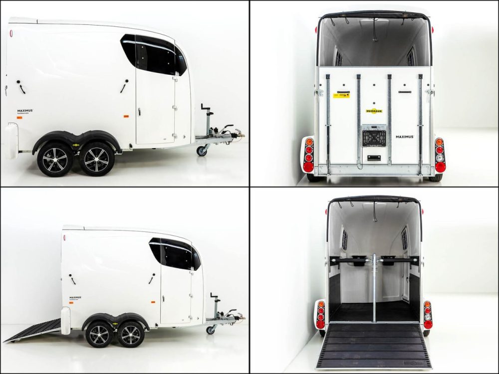 Humbaur Pferdeanhänger Maximus 2700 S|weiß|Sattelkammer|Schraubfederfahrwerk-Neu – Bild 6