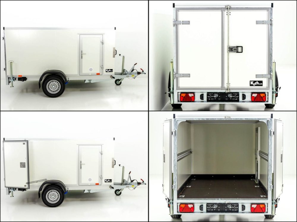 Vezeko Kofferanhänger VK Sandwich CarPort 152x305cm Höhe:130cm 1,3t-Neu – Bild 9