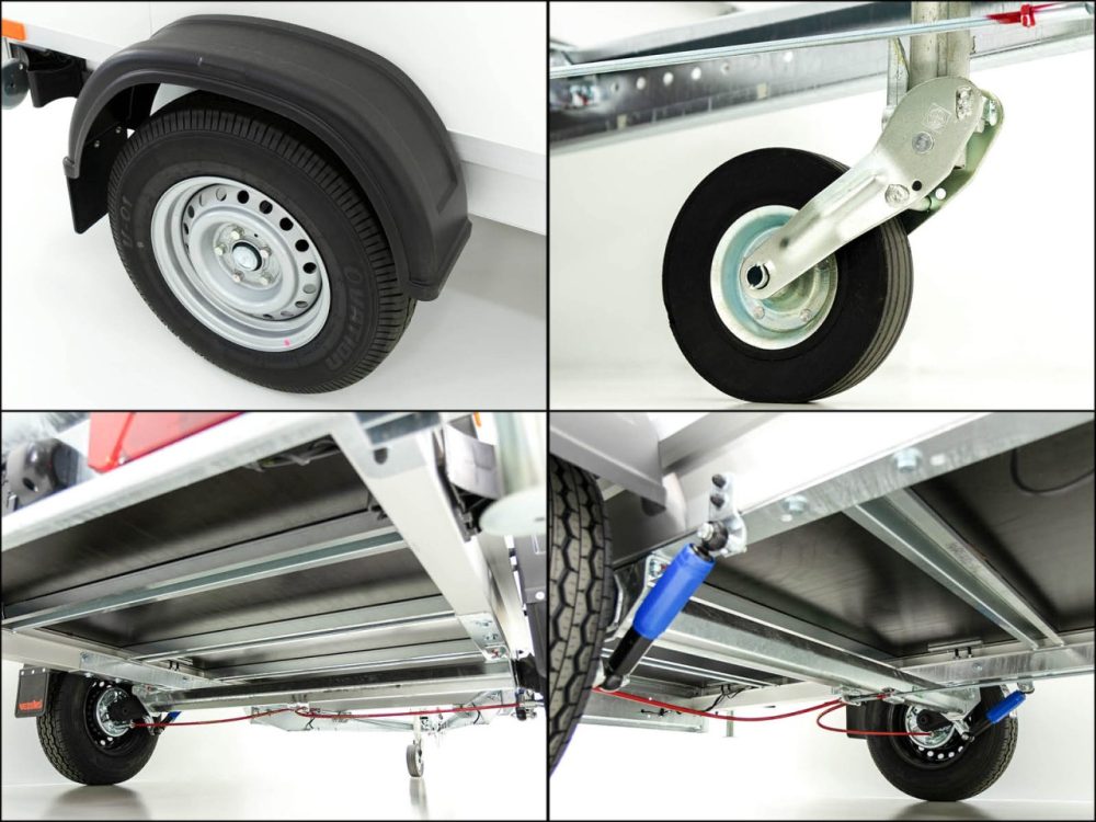 Vezeko Kofferanhänger VK Sandwich CarPort 152x305cm Höhe:130cm 1,3t-Neu – Bild 13