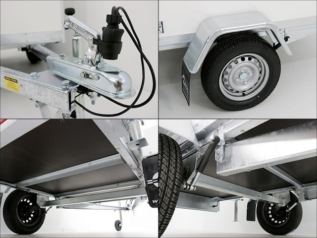 Kofferanhänger BK 750kg ungebremst 135x248cm Höhe:150cm-Neu – Bild 14