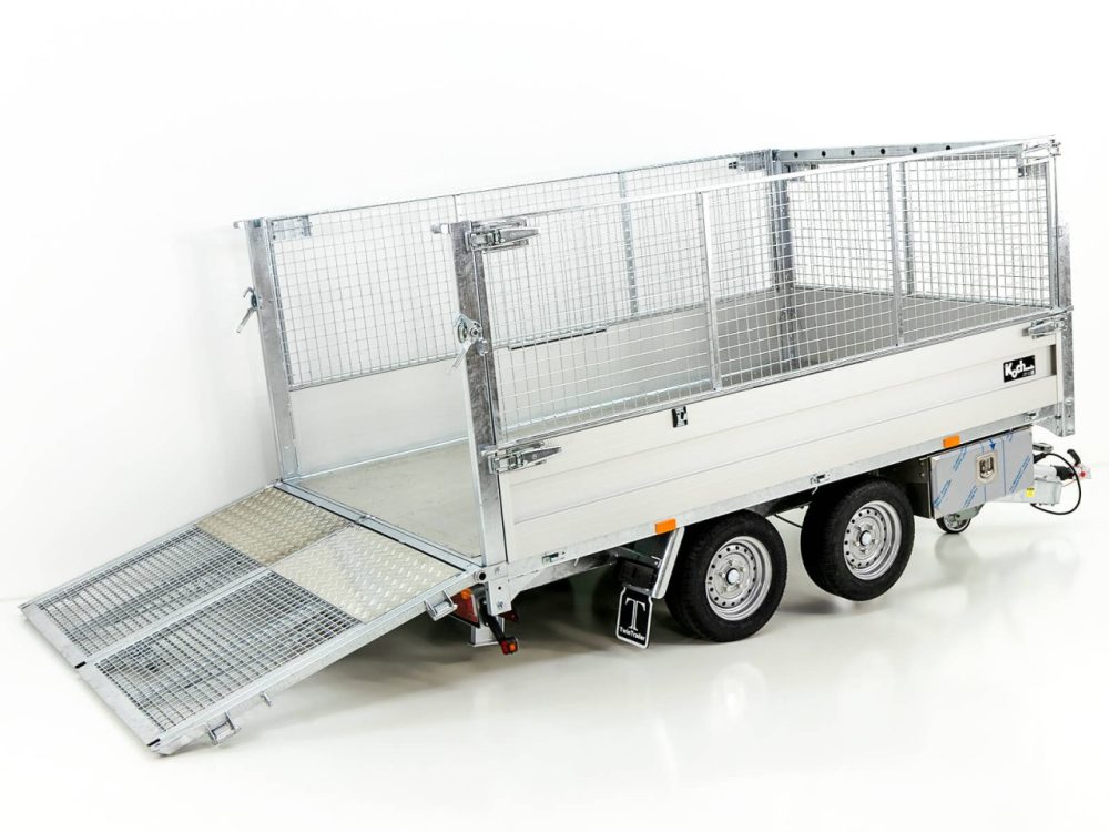 Twintrailer Multi-Heckkipper TT30-30 3,0t|183x309x40/120cm|Tandem-Neu