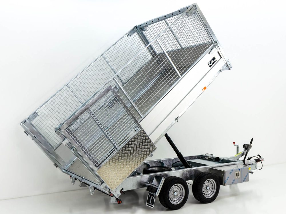Twintrailer Multi-Heckkipper TT30-30 3,0t|183x309x40/120cm|Tandem-Neu – Bild 2