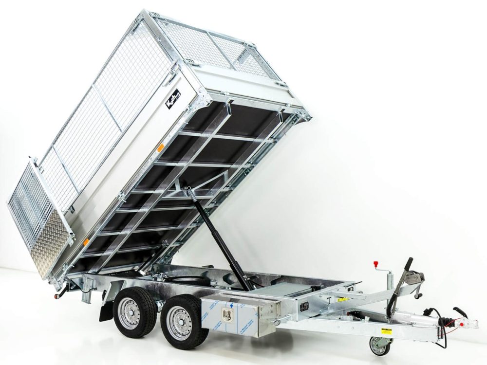 Twintrailer Multi-Heckkipper TT30-30 3,0t|183x309x40/120cm|Tandem-Neu – Bild 3