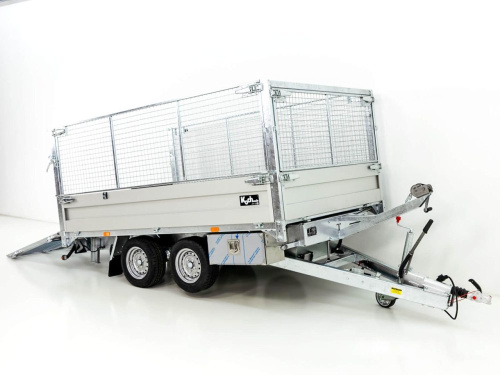 Twintrailer Multi-Heckkipper TT30-30 3,0t|183x309x40/120cm|Tandem-Neu – Bild 4