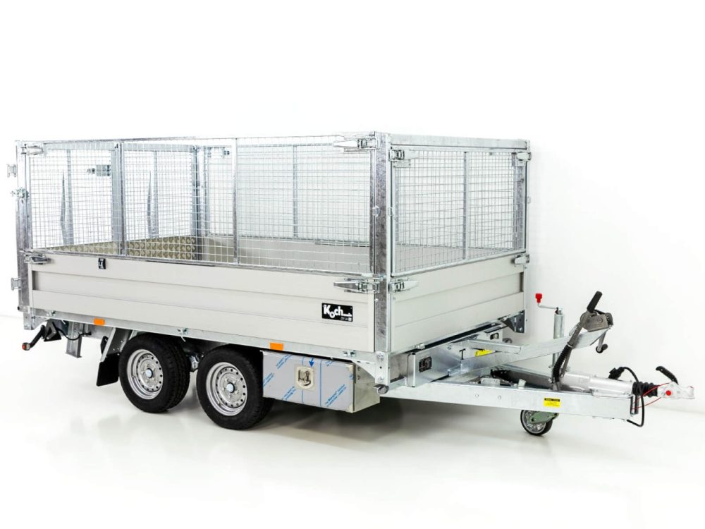 Twintrailer Multi-Heckkipper TT30-30 3,0t|183x309x40/120cm|Tandem-Neu – Bild 5