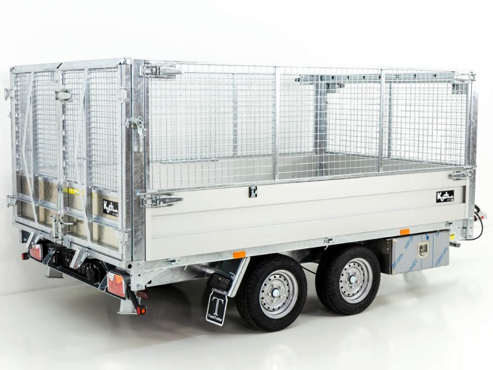 Twintrailer Multi-Heckkipper TT30-30 3,0t|183x309x40/120cm|Tandem-Neu – Bild 6