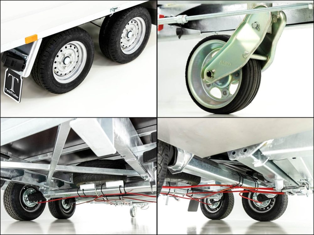Twintrailer Multi-Heckkipper TT30-30 3,0t|183x309x40/120cm|Tandem-Neu – Bild 11