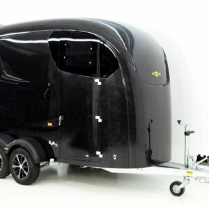 Humbaur Pferdeanhänger Maximus 2700 S|schwarz|Sattelkammer|Schraubfederfahrwerk-Neu