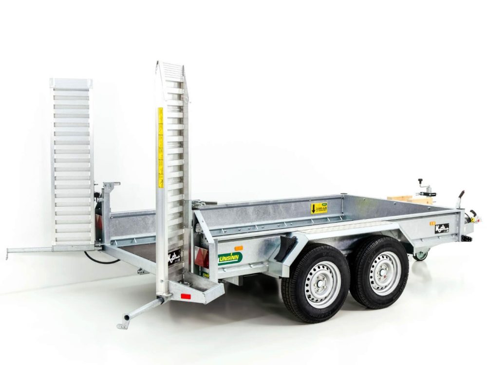 Unsinn Baumaschinenanhänger UBA 160x306cm 3,5t|Schwenk-Rampen-Neu – Bild 3