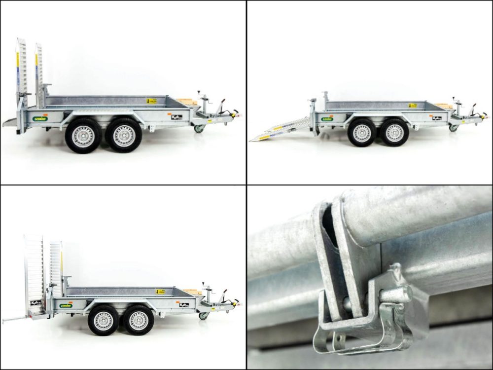 Unsinn Baumaschinenanhänger UBA 160x306cm 3,5t|Schwenk-Rampen-Neu – Bild 10