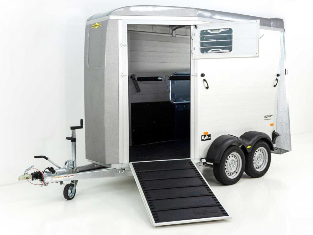Humbaur Pferdeanhänger Notos Alu 2700 S |silber| Frontausstieg| Schraubfederfahrwerk-Neu – Bild 2