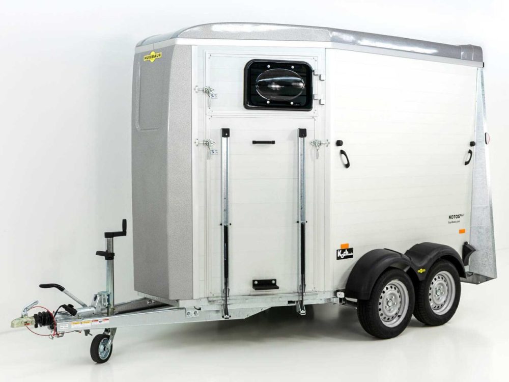 Humbaur Pferdeanhänger Notos Alu 2700 S |silber| Frontausstieg| Schraubfederfahrwerk-Neu – Bild 3