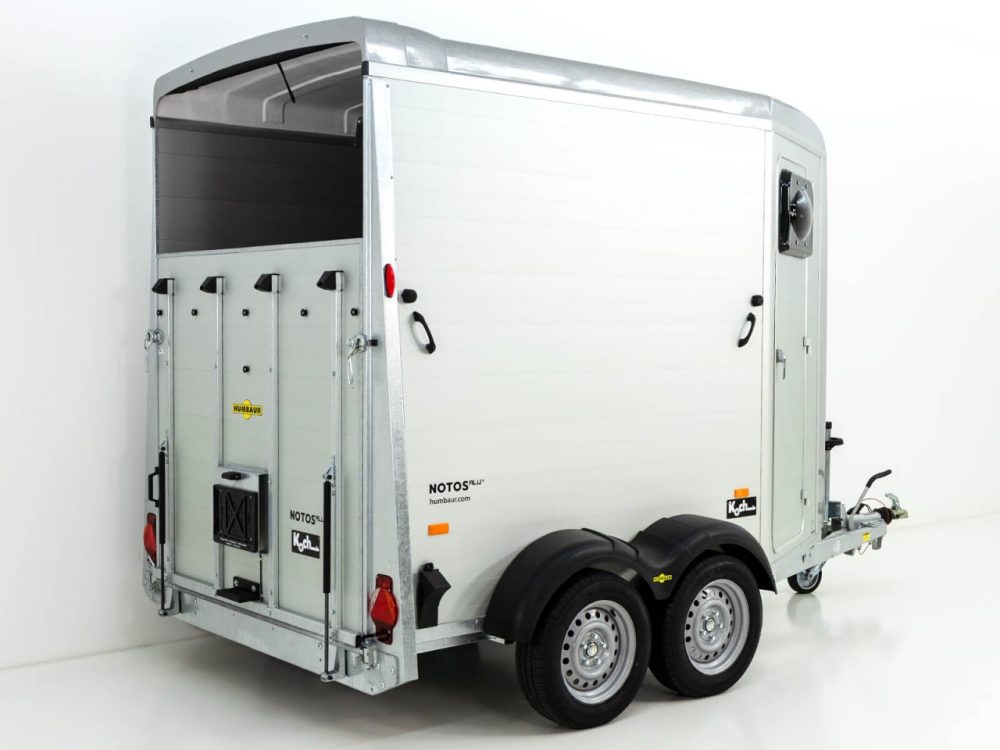 Humbaur Pferdeanhänger Notos Alu 2700 S |silber| Frontausstieg| Schraubfederfahrwerk-Neu – Bild 4