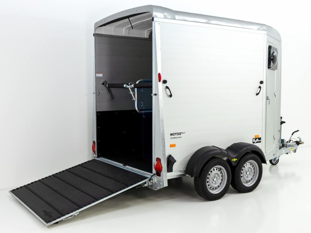Humbaur Pferdeanhänger Notos Alu 2700 S |silber| Frontausstieg| Schraubfederfahrwerk-Neu – Bild 5