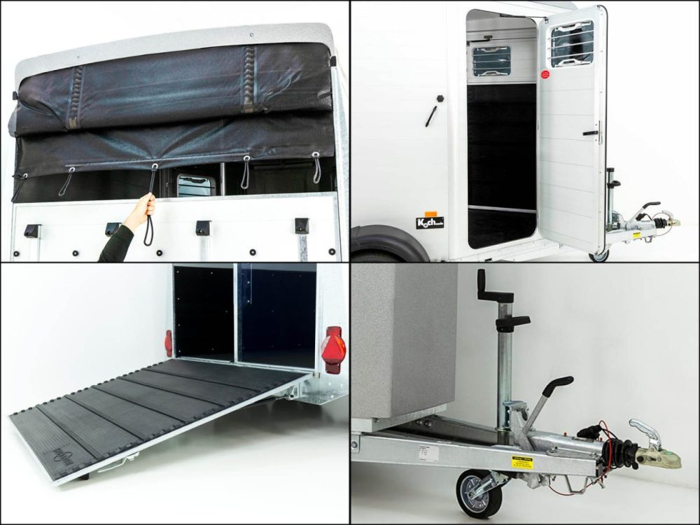 Humbaur Pferdeanhänger Notos Alu 2700 S |silber| Frontausstieg| Schraubfederfahrwerk-Neu – Bild 10