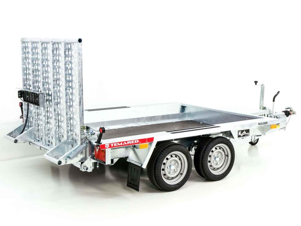 Temared Baumaschinenanhänger Builder 152x260cm 2,7t|Rampe|neu-Neu – Bild 3