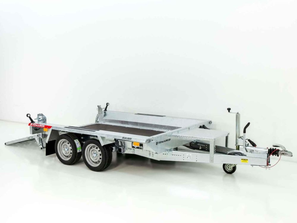 Temared Baumaschinenanhänger Builder 152x260cm 2,7t|Rampe|neu-Neu – Bild 4