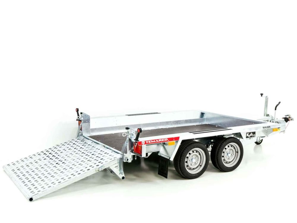 Temared Baumaschinenanhänger Builder 152x300cm 3,5t|Rampe|neu-Neu