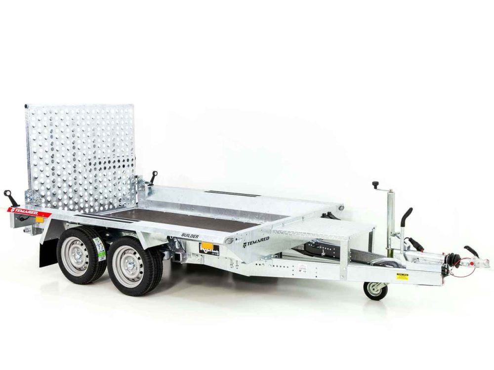 Temared Baumaschinenanhänger Builder 152x300cm 3,5t|Rampe|neu-Neu – Bild 3