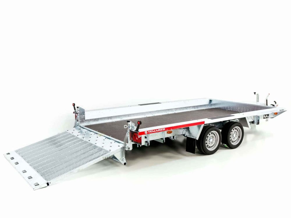Temared Baumaschinenanhänger Builder 180x400cm 3,5t|Rampe|neu-Neu
