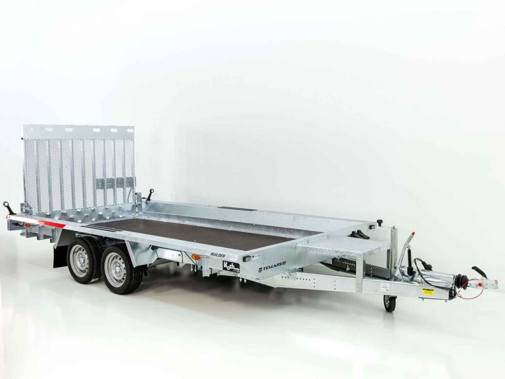 Temared Baumaschinenanhänger Builder 180x400cm 3,5t|Rampe|neu-Neu – Bild 2