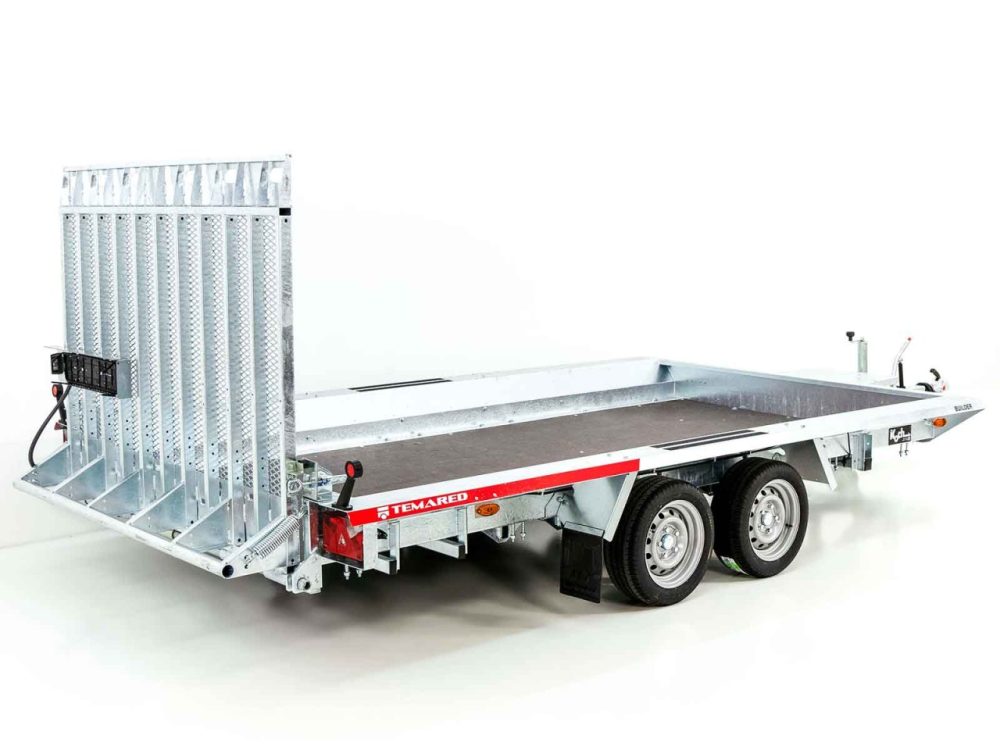 Temared Baumaschinenanhänger Builder 180x400cm 3,5t|Rampe|neu-Neu – Bild 3
