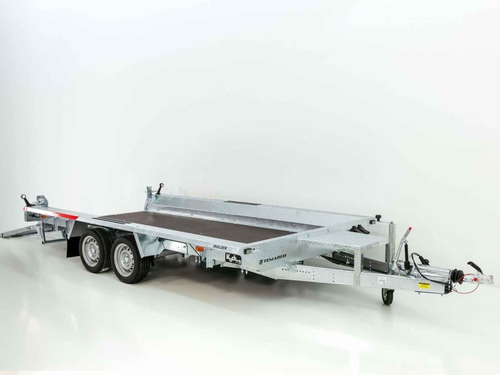 Temared Baumaschinenanhänger Builder 180x400cm 3,5t|Rampe|neu-Neu – Bild 4
