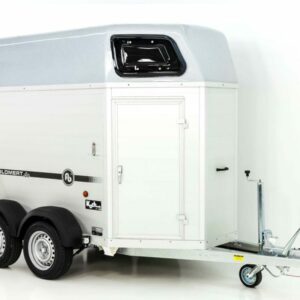 Blomert Pferdeanhänger Blomert ISI Blitz Alu|Sattelkammer|silber-Neu
