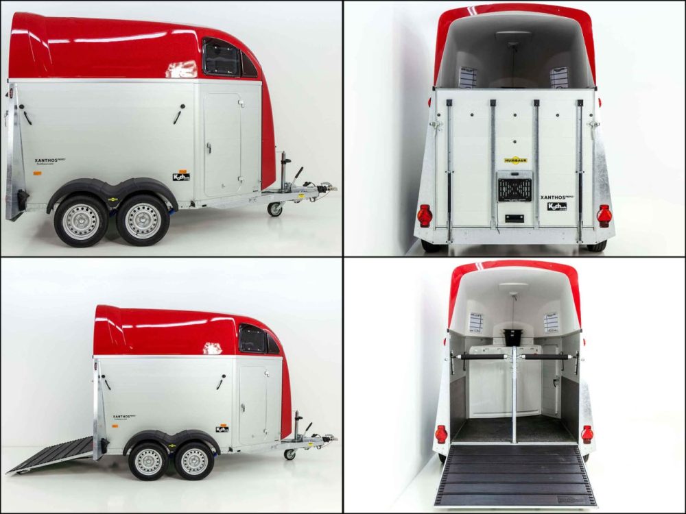 Humbaur Pferdeanhänger XANTHOS AERO 2400|rot|Sattelkammer-Neu – Bild 5