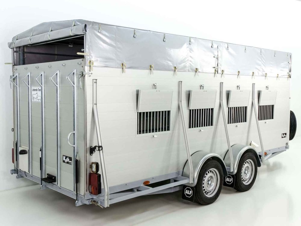 Koch Profi Viehanhänger 185x550cm Höhe:185 3,5t Klappenkombi-Neu – Bild 3