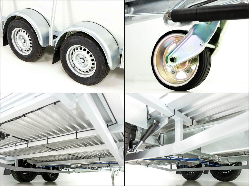 Koch Profi Viehanhänger 185x550cm Höhe:185 3,5t Klappenkombi-Neu – Bild 13
