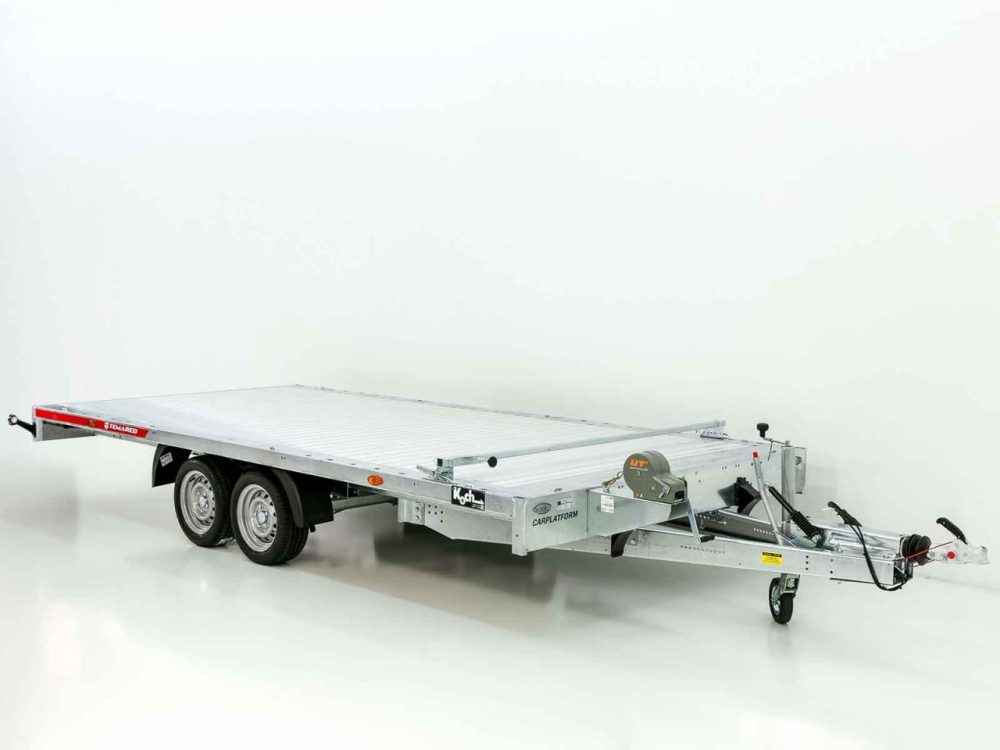 Temared Autotrailer CARLU 4521-S Aluboden 215x449cm 3,5t-Neu – Bild 2