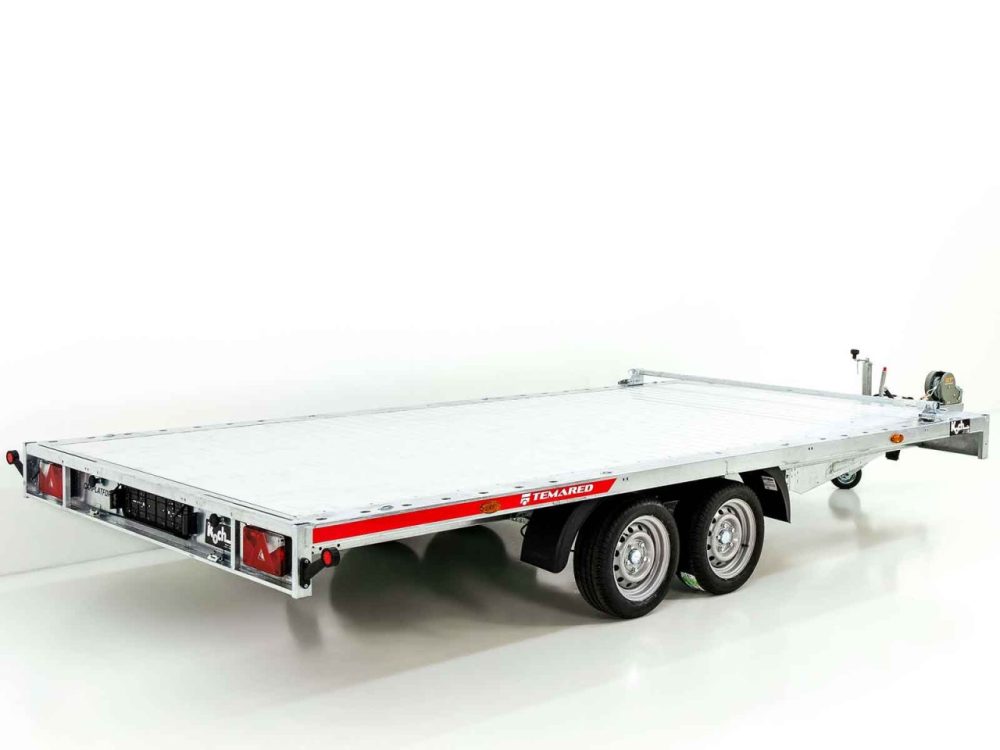 Temared Autotrailer CARLU 4521-S Aluboden 215x449cm 3,5t-Neu – Bild 3