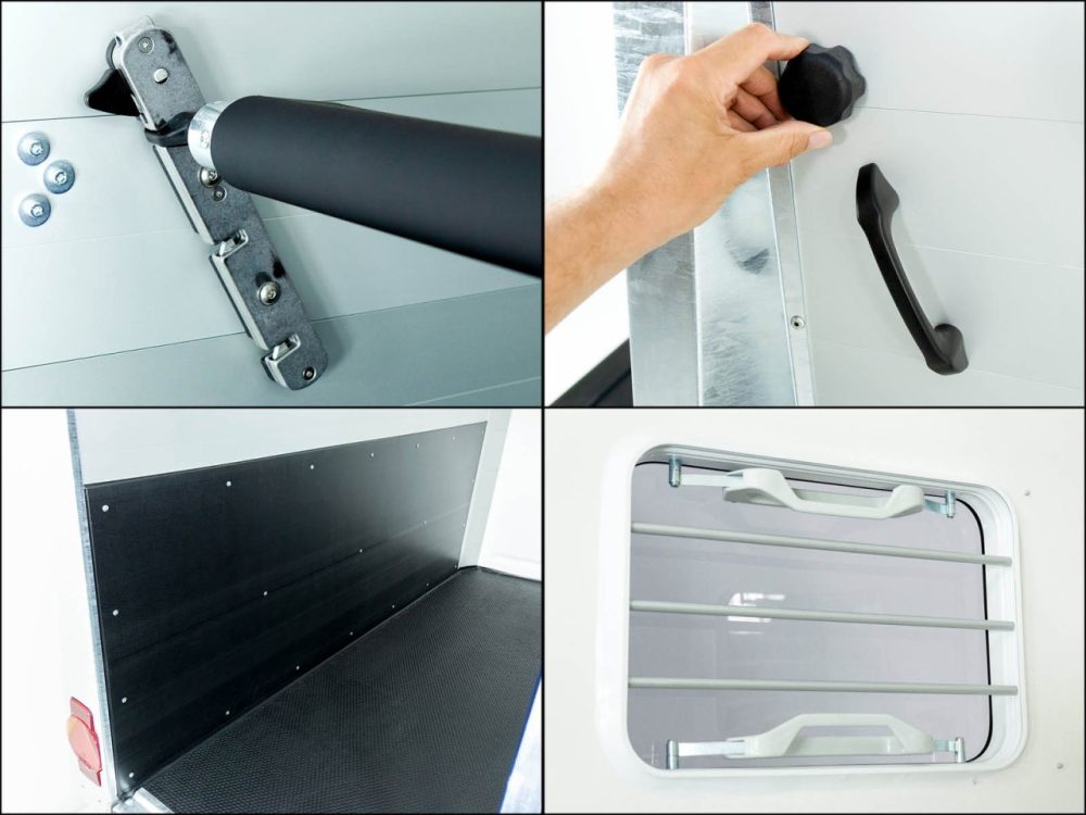 Humbaur Pferdeanhänger XANTHOS AERO 2400|gelb|Sattelkammer|Alufelgen-Neu – Bild 6