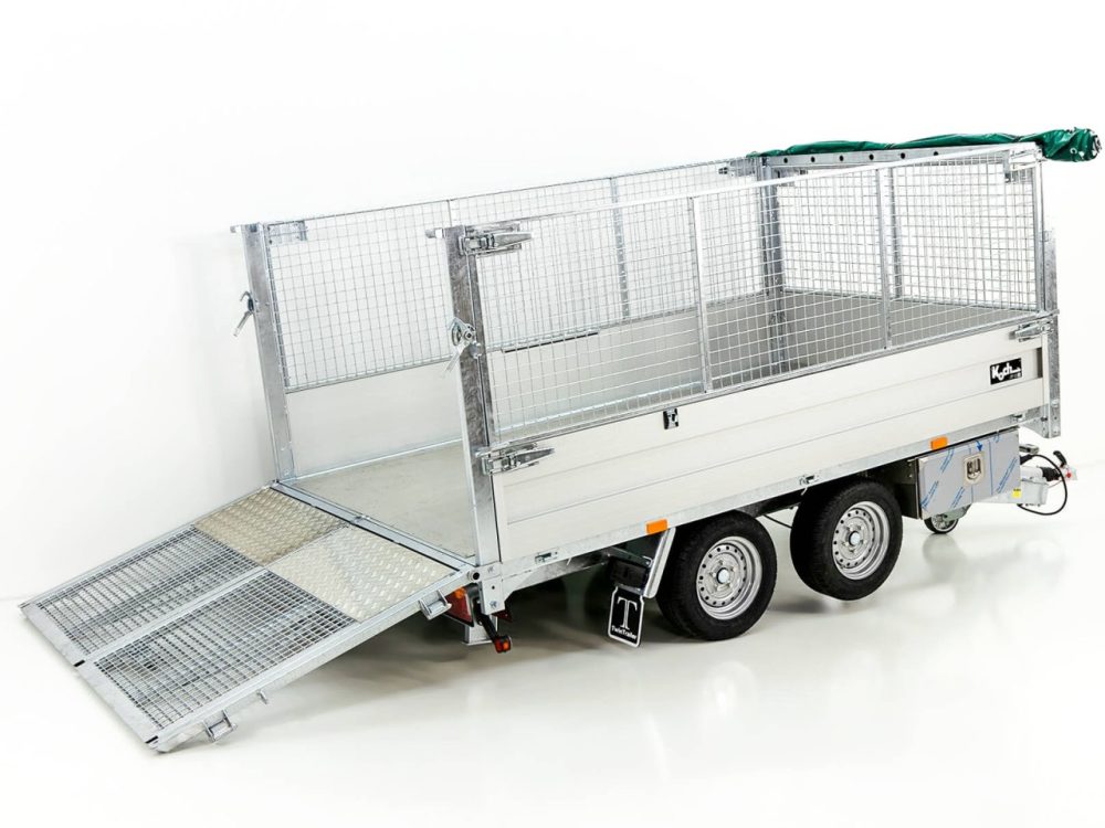 Twintrailer Multi-Heckkipper TT30-30 3,0t|183x309x40/120cm|Tandem|LED-Neu