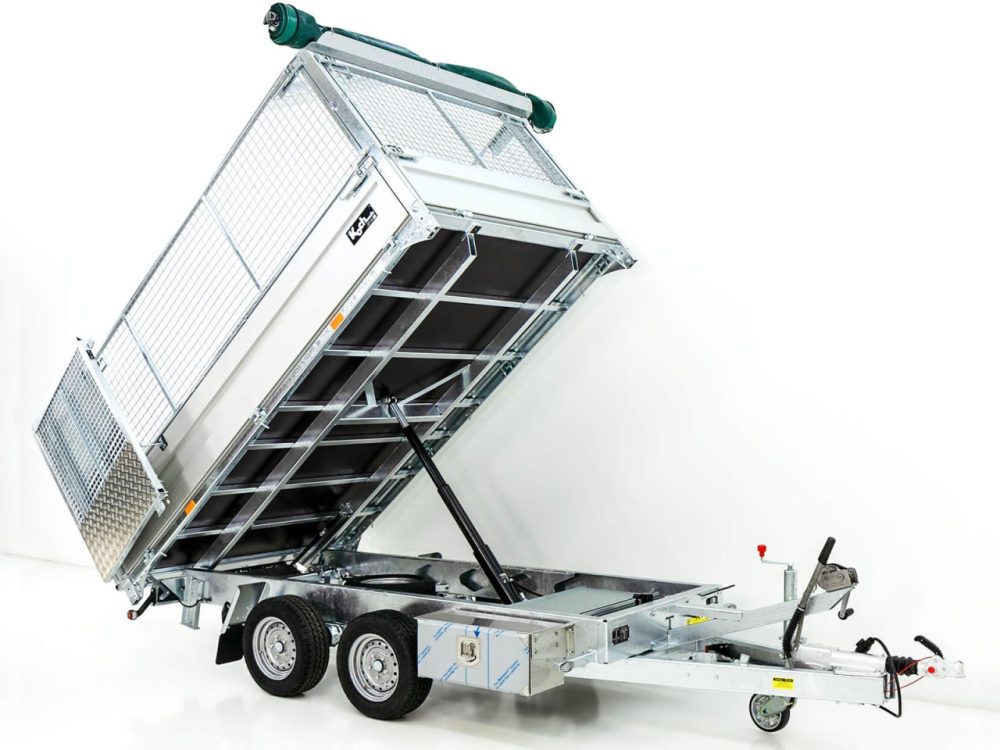 Twintrailer Multi-Heckkipper TT30-30 3,0t|183x309x40/120cm|Tandem|LED-Neu – Bild 3