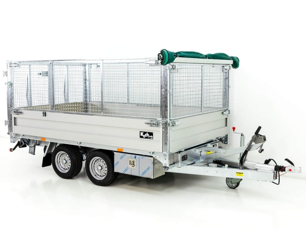 Twintrailer Multi-Heckkipper TT30-30 3,0t|183x309x40/120cm|Tandem|LED-Neu – Bild 5