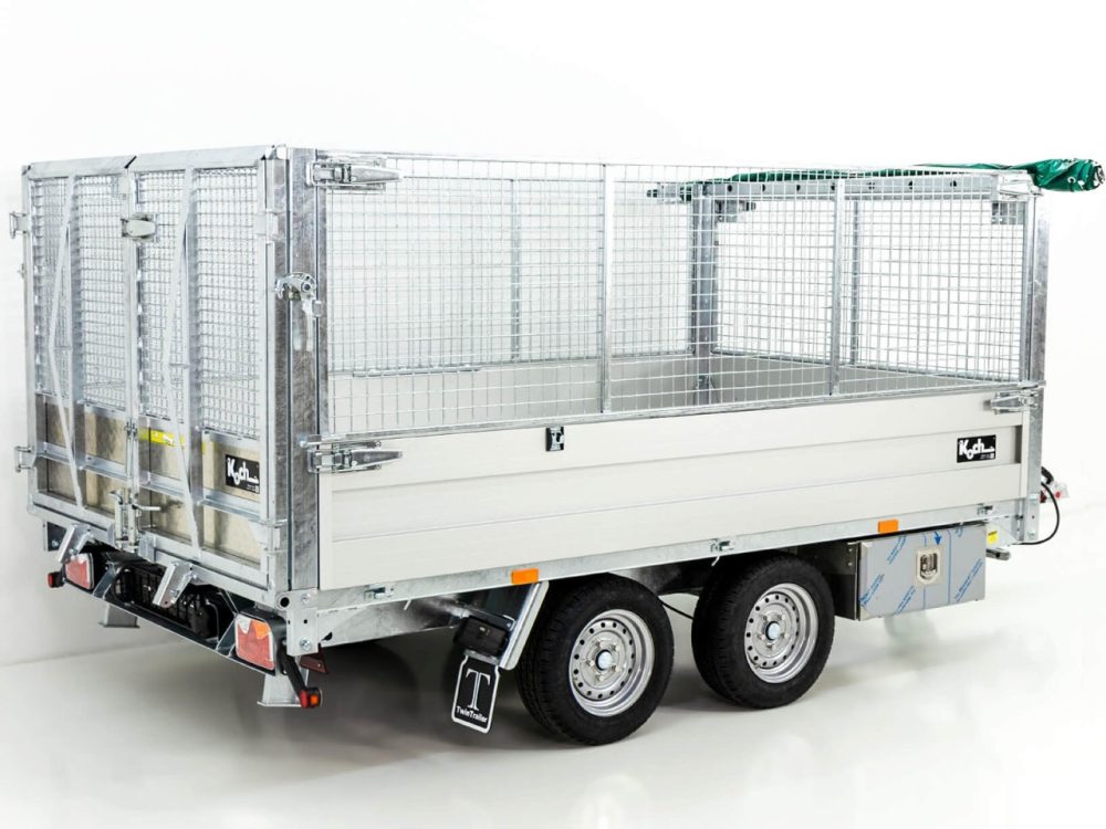 Twintrailer Multi-Heckkipper TT30-30 3,0t|183x309x40/120cm|Tandem|LED-Neu – Bild 6