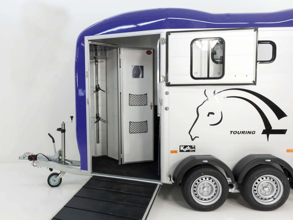Cheval Liberte Pferdeanhänger Touring Country| Sattelkammer| Frontausstieg| blau-Neu – Bild 2