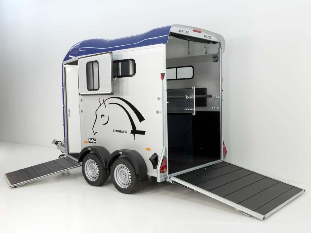 Cheval Liberte Pferdeanhänger Touring Country| Sattelkammer| Frontausstieg| blau-Neu – Bild 6