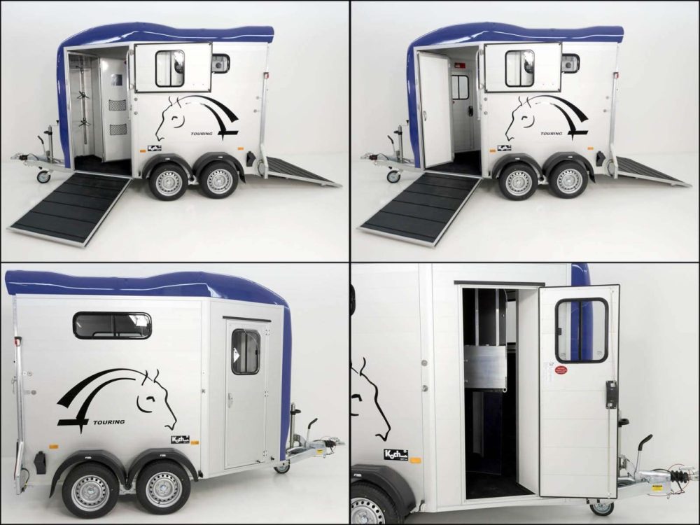 Cheval Liberte Pferdeanhänger Touring Country| Sattelkammer| Frontausstieg| blau-Neu – Bild 16