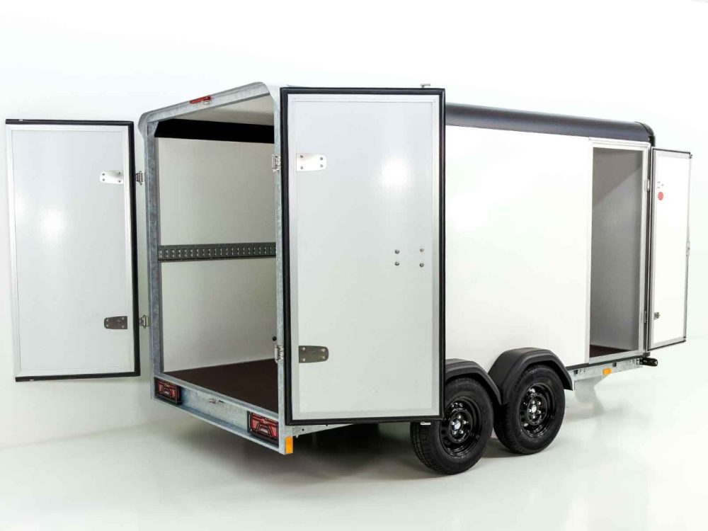 Henra Kofferanhänger Boxvan black 183x365cm H:190 2,7t|Türe-Neu – Bild 2