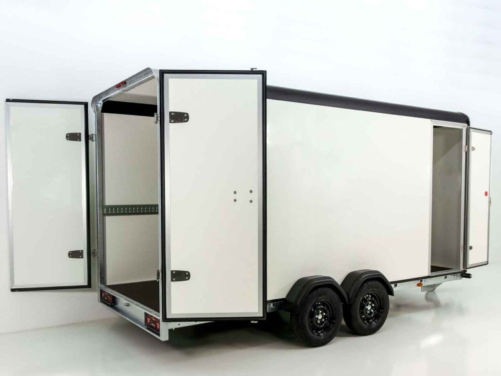 Henra Kofferanhänger Boxvan black 183x465cm H:220 2,7t|Türe-Neu – Bild 2